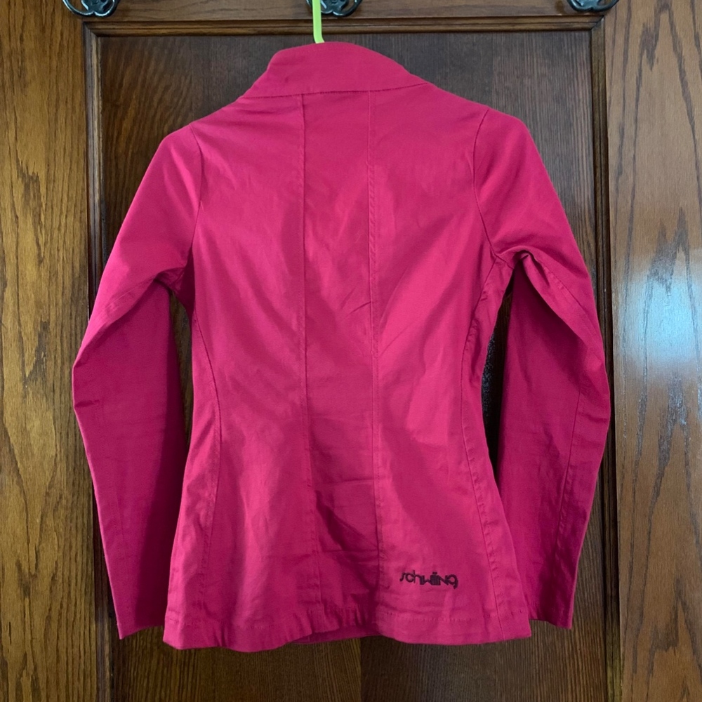 Fitted Cranberry Fall/Spring Jacket - image 4